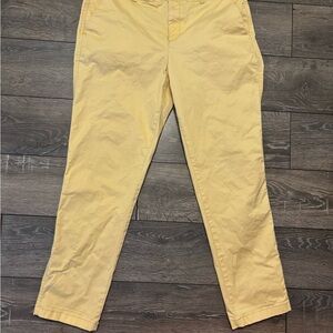 GAP Yellow Casual Trousers